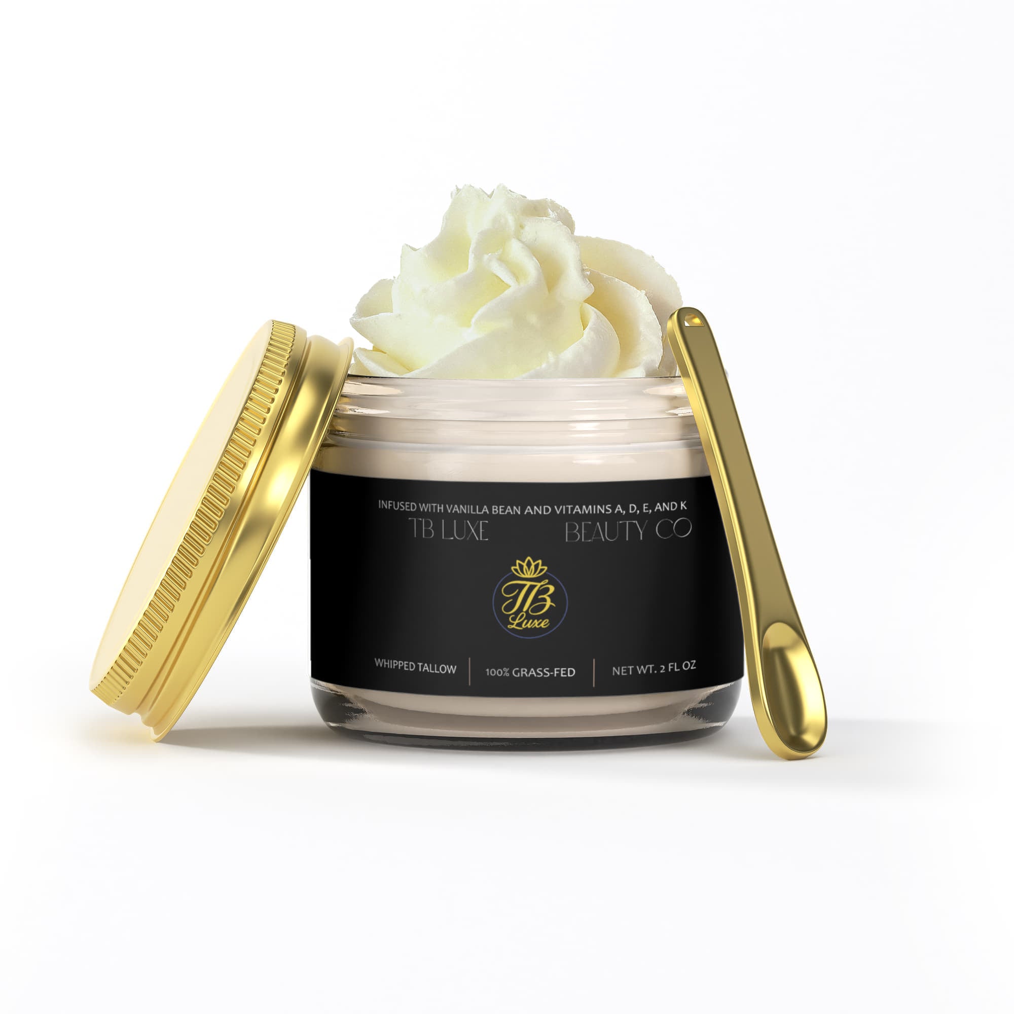 Whipped Grass-Fed Tallow Balm with Vanilla Bean